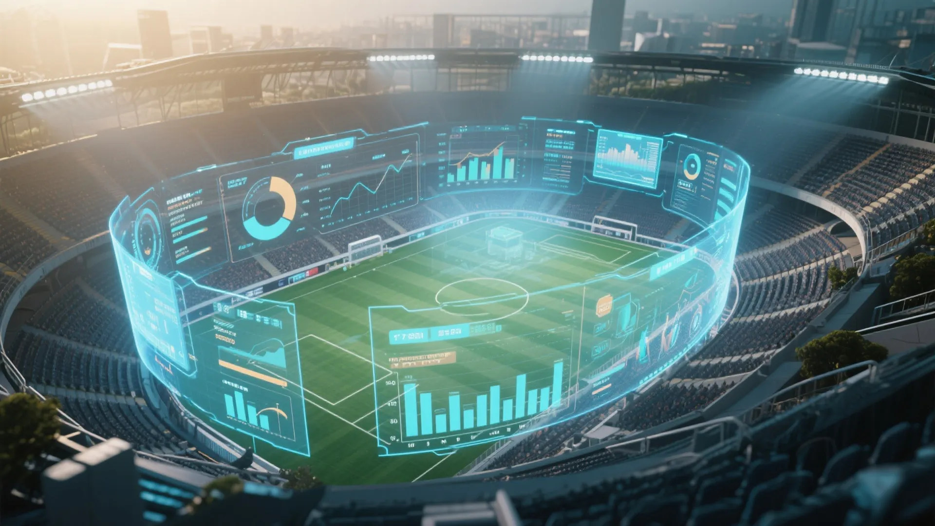 虚拟球场可视化背景